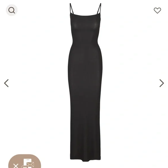 Skims maxi black size medium NWT - Picture 3 of 5